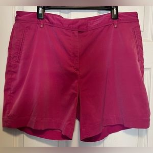 Women’s fushia golf shorts size 16